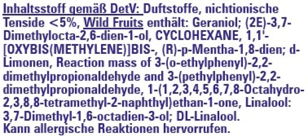 Wäscheduft Wild Fruits Plus